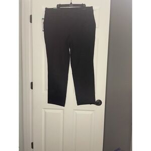 Hilary Radley Mid Rise Slim Leg Control Tummy Panel Slack Pants Xl Nwt